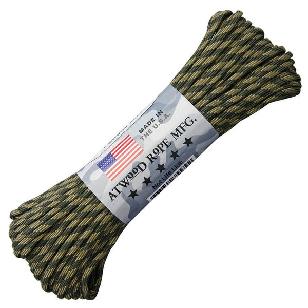 Atwood Paracord (Parachute cord) 550 Type, 7 Strands, 100 Feet