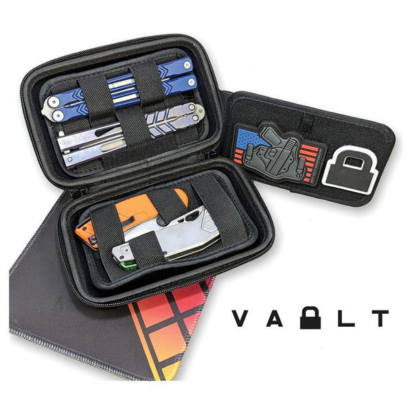 Vault Case Vault Nano Knife Case White Color (Carbon Fiber Surface