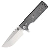 Chaves T.A.K. Linerlock Drop Point Knife Black Micarta (CHAV14238) - Gearevo Malaysia