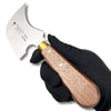 F. Herder Quarter Moon Knife 4 Inch Carbon Steel Walnut Handle (4529.100WALNUT) - Gearevo Malaysia