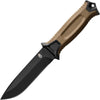 Gerber Strongarm Fixed Drop Plain Blade Knife Coyote Handle (G30001058) - Gearevo Malaysia