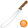 PRE - ORDER F. Herder 12" Bullnose Knife with Walnut Wooden Handle 0347 - 31,00 (High Carbon Stainless Steel) - Gearevo Malaysia