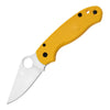 Spyderco Para 3 Folding Knife Yellow FRN Handle Magnacut Plain Edge (C223PYL) - Gearevo Malaysia
