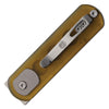 Vosteed Knives Corgi Pup Trek Lock Satin Finished with Amber PEI Handle (VOSA0723) - Gearevo Malaysia