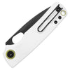 Vosteed Porcupine Top Linerlock Knife White G - 10 (VOSA2606) - Gearevo Malaysia