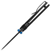 Vosteed Raccoon Cub Linerlock Knife Black G - 10 (VOSA3601) - Gearevo Malaysia