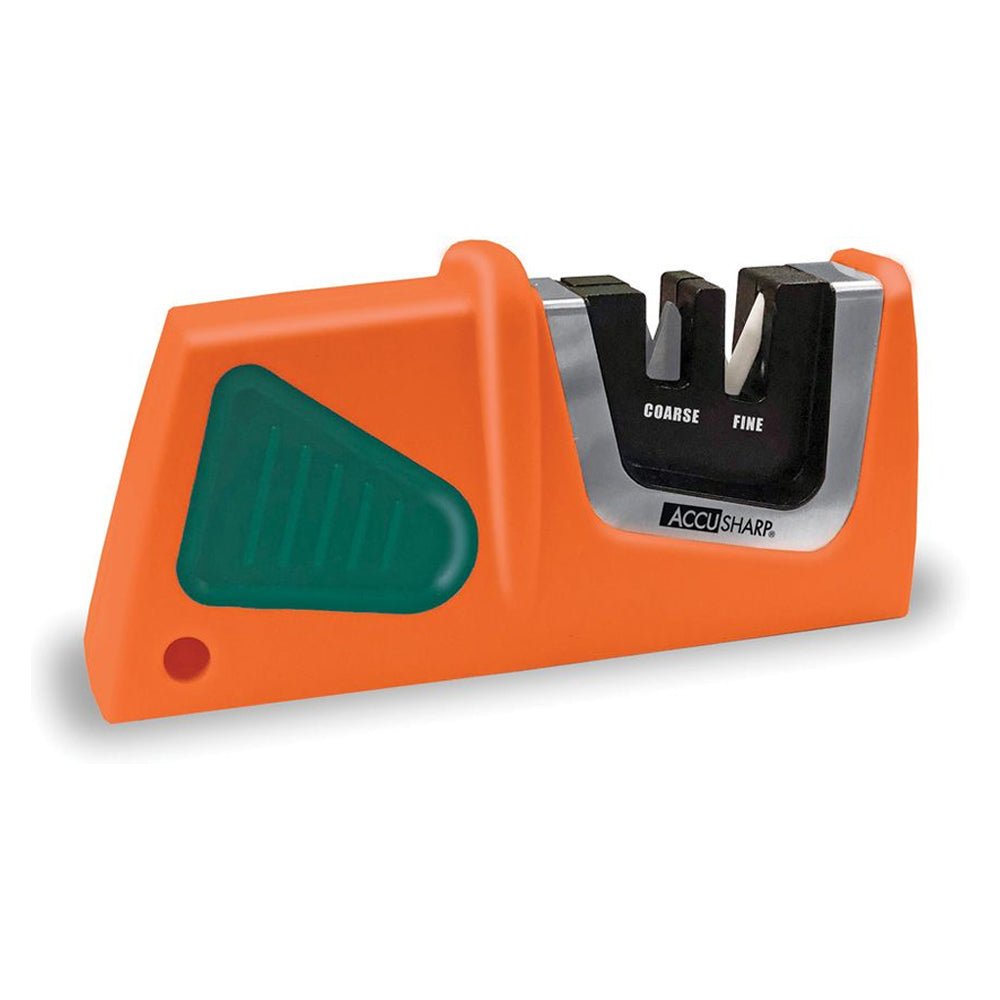 Accusharp Compact Pull-through Sharpener (Orange/green) – Gearevo Malaysia