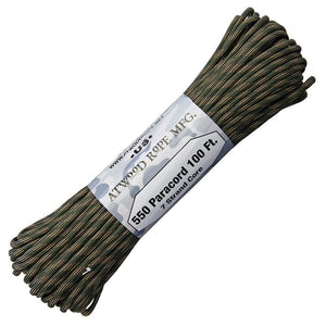 Atwood Paracord (Parachute cord) 550 Type, 7 Strands, 100 Feet (Comman -  Gearevo Malaysia