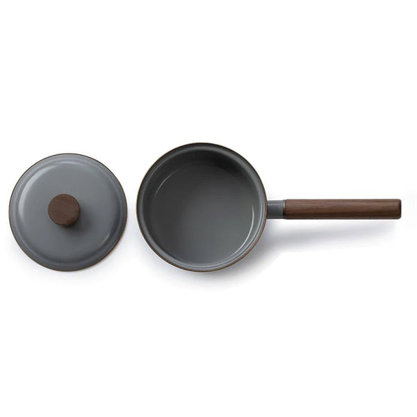 Barebones Enamel Stock Pot, Slate Gray