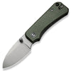 Civivi Baby Banter With Gray Stonewashed Nitro - v Blade Green Micarta Handle Folding Knife (C19068SB - 1) - Gearevo Malaysia
