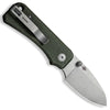Civivi Baby Banter With Gray Stonewashed Nitro - v Blade Green Micarta Handle Folding Knife (C19068SB - 1) - Gearevo Malaysia