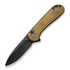 Civivi Button Lock Elementum II Black Nitro-V Blade with Bead Blasted Ultem Handle - Gearevo Malaysia