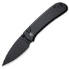 Civivi Qubit Folding Knife 14C28N Black Stonewashed Drop Point Blade With Black Aluminium Handles (C22030E-1) - Gearevo Malaysia