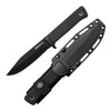 Cold Steel SRK Compact Survival Rescue Knife Fixed With Black SK-5 Blade, Kray-Ex Handle & Secure Ex- Sheath (CS49LCKD) - Gearevo Malaysia