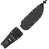 Esee 6 Plain Edge 3D Machined G10 OD Green Handle with Black Molded Sheath And Clip Plate - Gearevo Malaysia