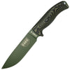 Esee 6 Plain Edge 3D Machined G10 OD Green Handle with Black Molded Sheath And Clip Plate - Gearevo Malaysia