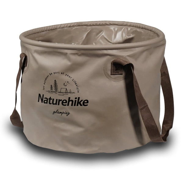 Naturehike Portable Outdoor Bucket Basin Light Brown Color 20L (NH20SJ ...