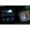Nitecore Mini Futuristic Glow-In-The-Dark Keychain Flashlight (TIKIGITD) - Gearevo Malaysia