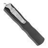 PRE-ORDER Microtech - Dirac Delta OTF Stonewashe Double Edge Dagger Blade with Aluminum Black Handle (MT 227-10) - Gearevo Malaysia
