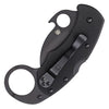 Spyderco Karahawk All Black With VG-10 Steel and Black G-10 Handle - Gearevo Malaysia