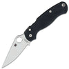 Spyderco Paramilitary 2 Satin Blade Compression Lock With Black G - 10 C81GP2 - Gearevo Malaysia