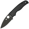Spyderco Shaman Black G10 Handle With Black Blade Folding Knife (C229GPBK) - Gearevo Malaysia