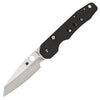 Spyderco Smock Carbon Fiber/G-10 Laminate Handle With Compression Lock - Gearevo Malaysia