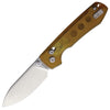 Vosteed Knives Raccoon Crossbar Lock Satin Finished with Amber PEI Handle (VOSA0531) - Gearevo Malaysia